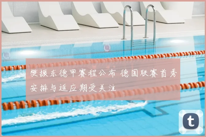 樊振东德甲赛程公布 德国联赛首秀安排与适应期受关注