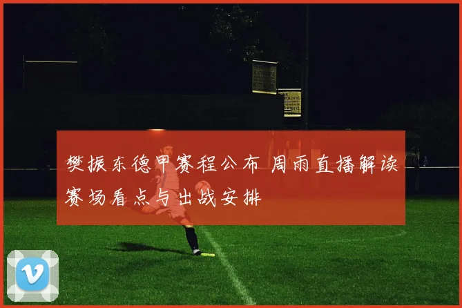 樊振东德甲赛程公布 周雨直播解读赛场看点与出战安排