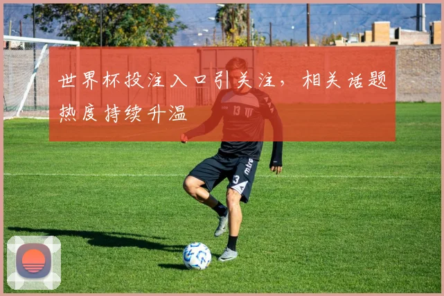 世界杯投注入口引关注，相关话题热度持续升温